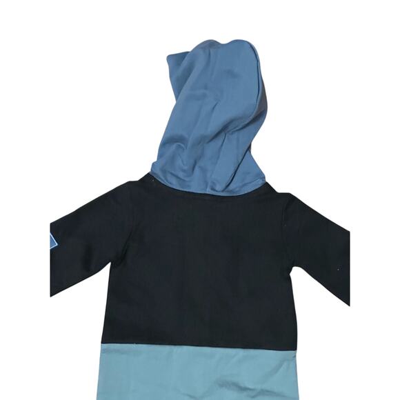 Sovereign Code One-Piece Colorblock Hooded Zip Closure Blue Black Boys 9M NWT - Picture 5 of 9